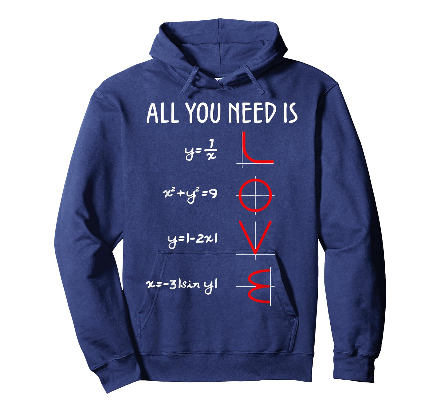 All You Need is Love Math Vertical T-Shirt