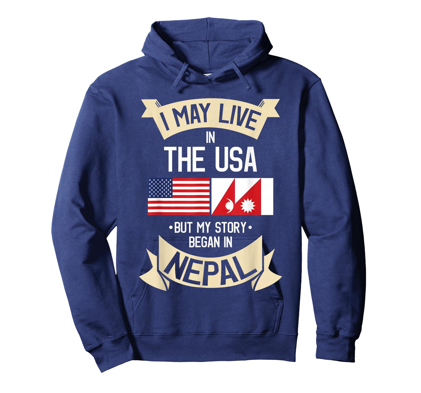 Nepal American Flag USA Nepali Roots Gifts T-Shirt