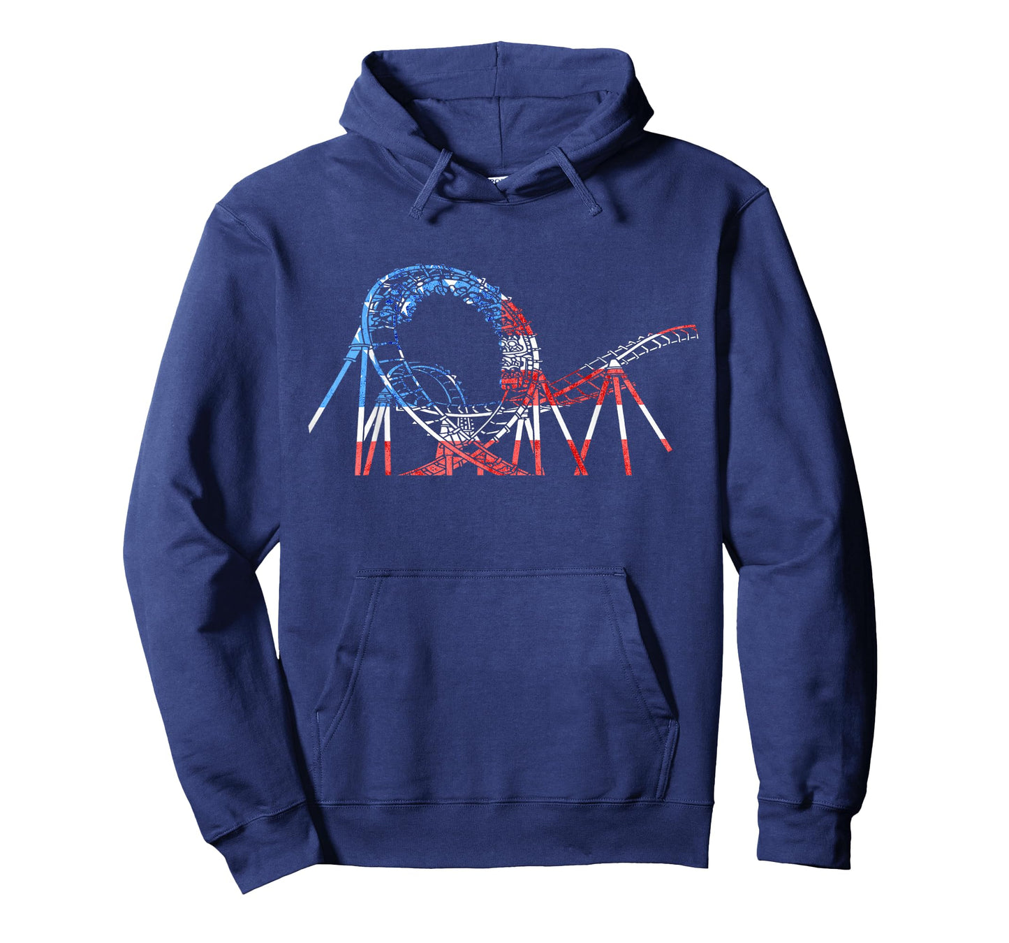 Roller Coaster America USA Ride Roller Coaster Lover Thrill T-Shirt