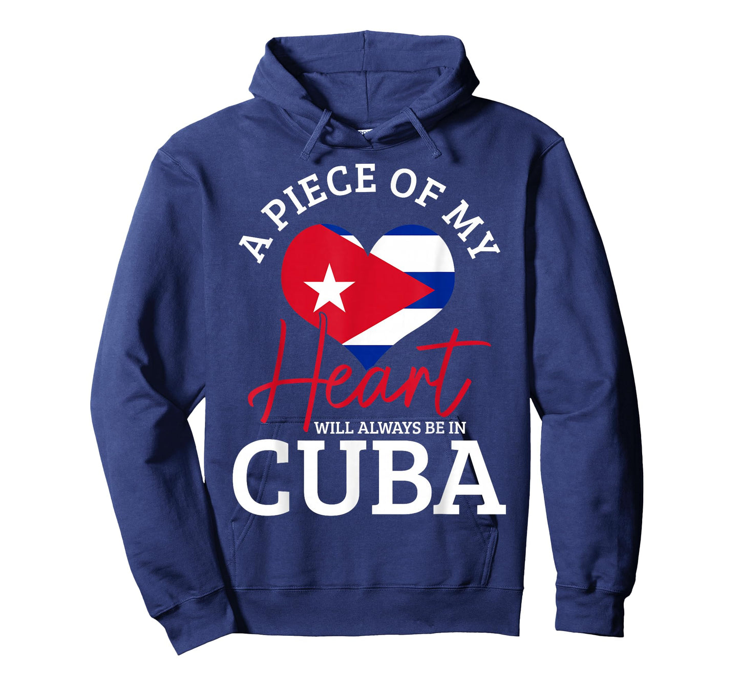 A Peace of My Heart Will Always in Cuba Cuban Flag Pride T-Shirt