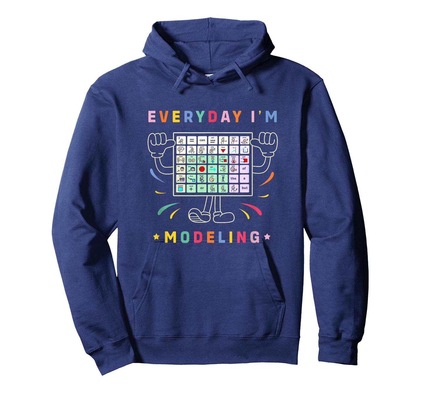 AAC Awareness Month Gifts AAC Speech Therapy Cute AAC Communication AAC Symbols Everyday I'm Modelling T-Shirt