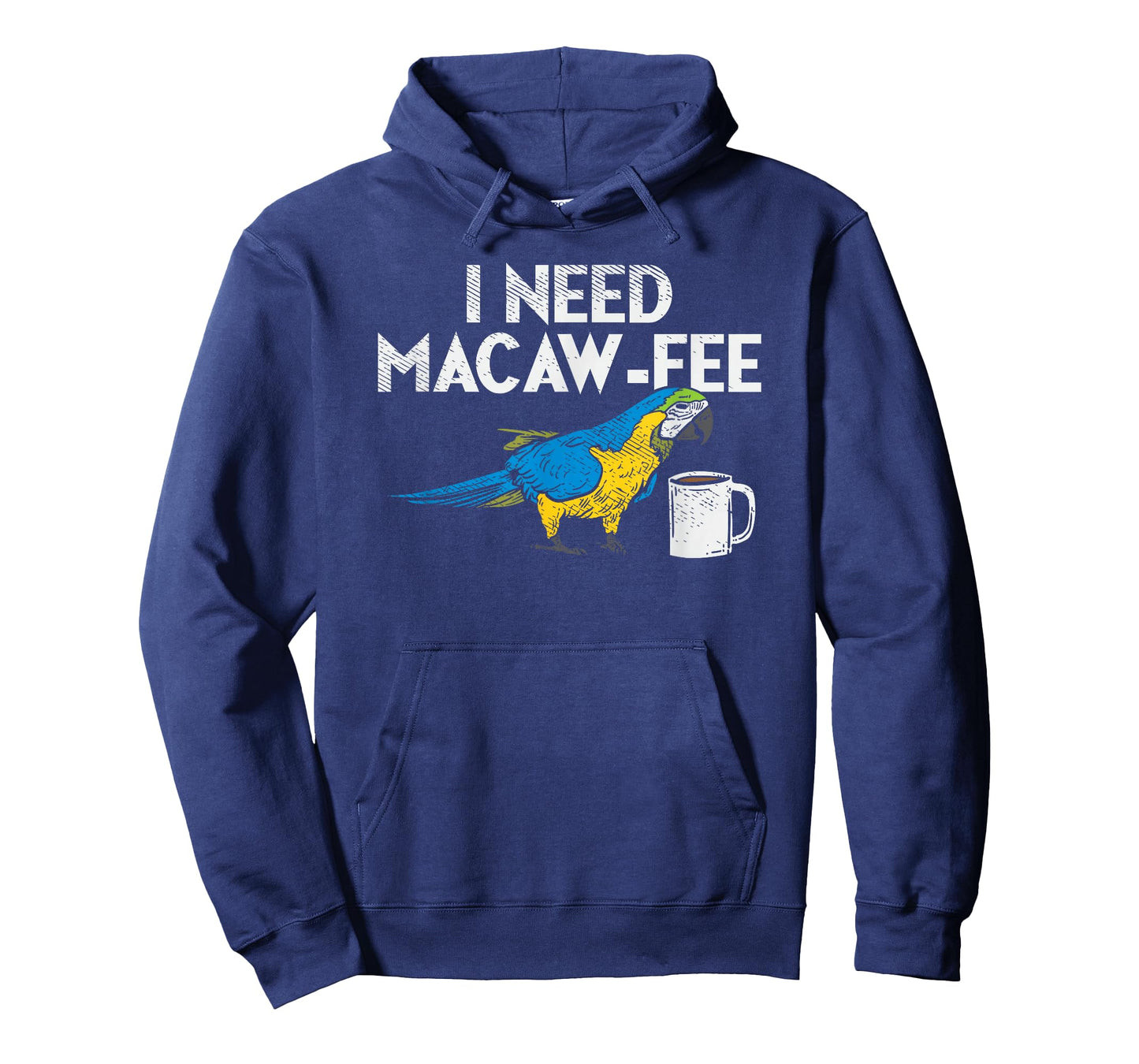 Funny Parrot Macaw and Coffee I Scarlet Macaw Owner T-Shirt