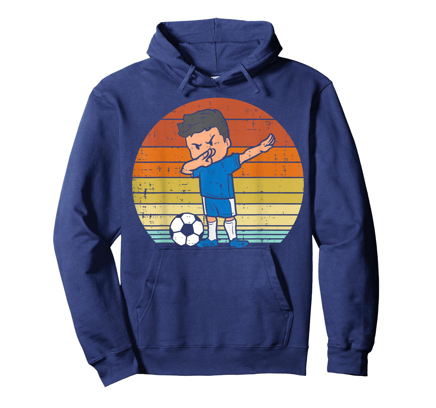Dabbing Soccer Player Retro Football Dab Dance Boys Kids T-Shirt