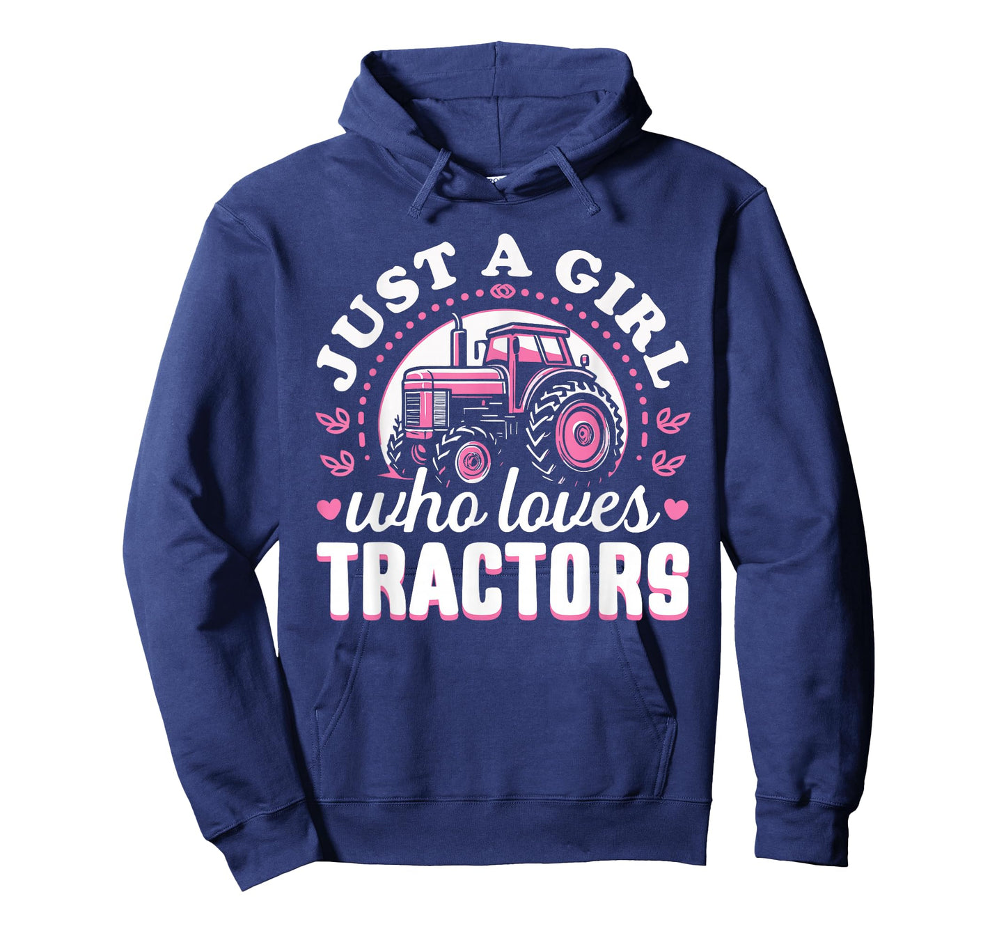 Cute Tractor Pink Design - Just a Girl Who Loves Tractors T-Shirt