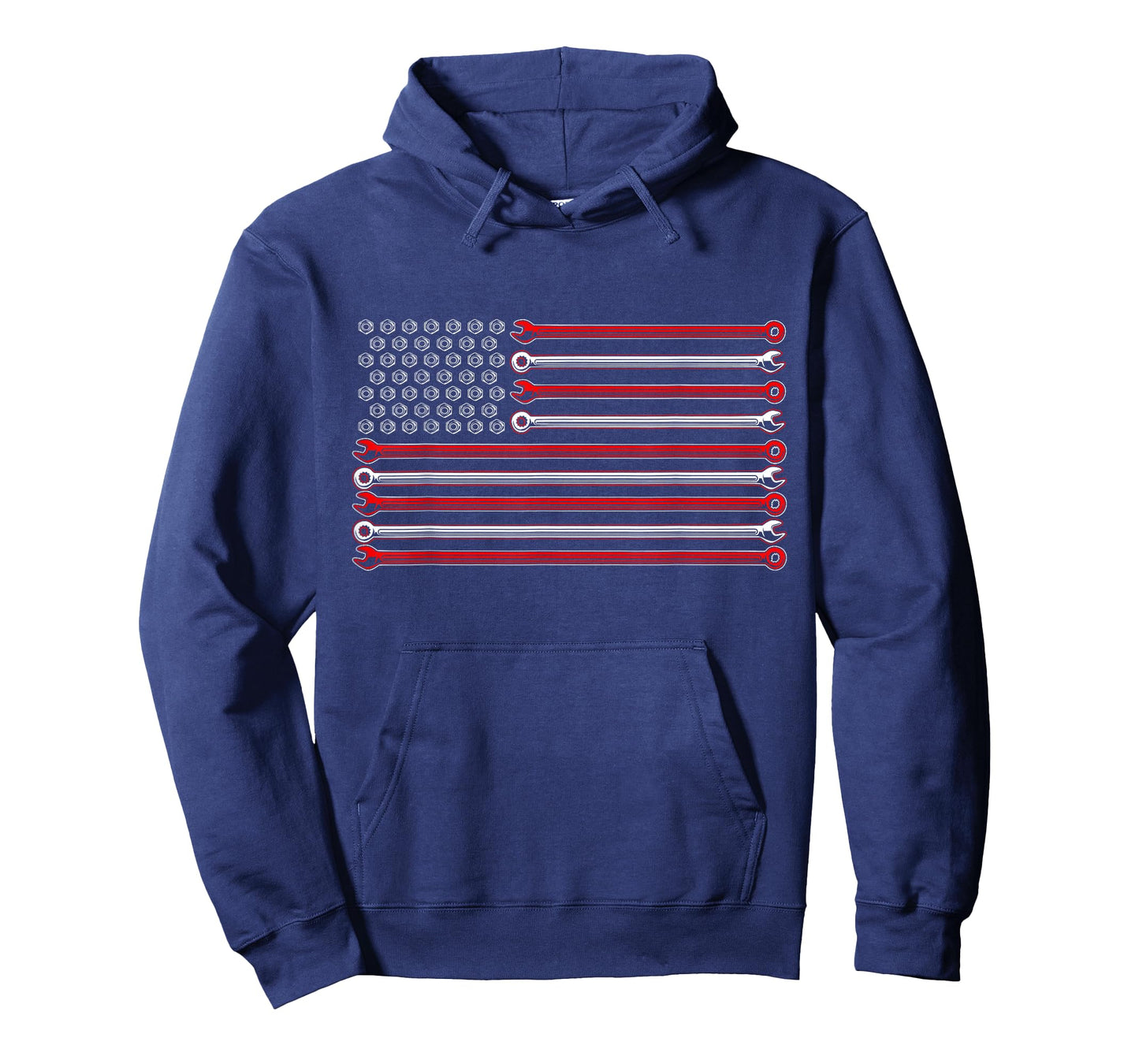 American Flag Wrenches Patriotic Car Lover Mechanic Carguy T-Shirt