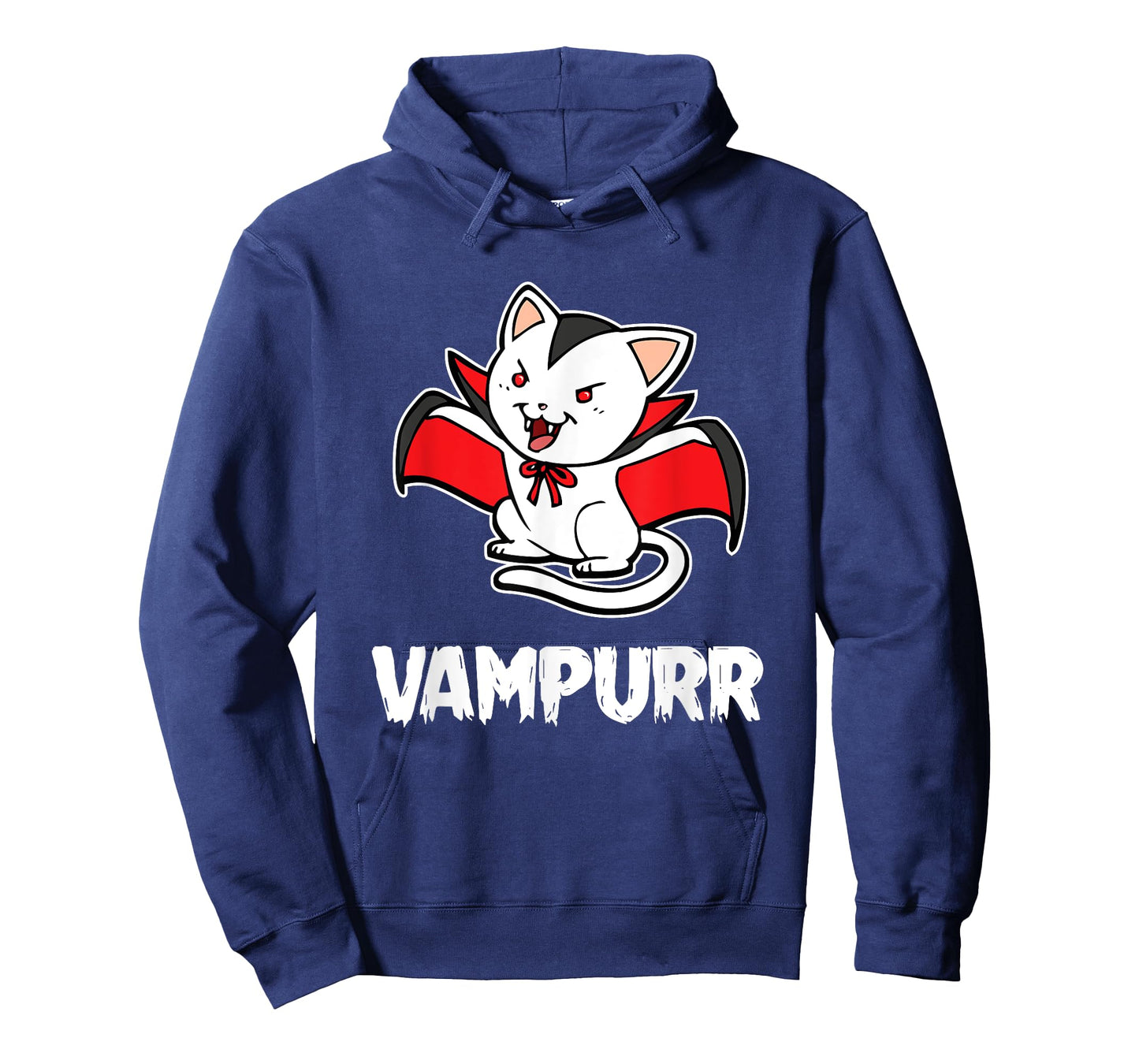 Vampurr Halloween Costume Funny Vampire Kitten Cat Dracula Men Women Kids T-Shirt