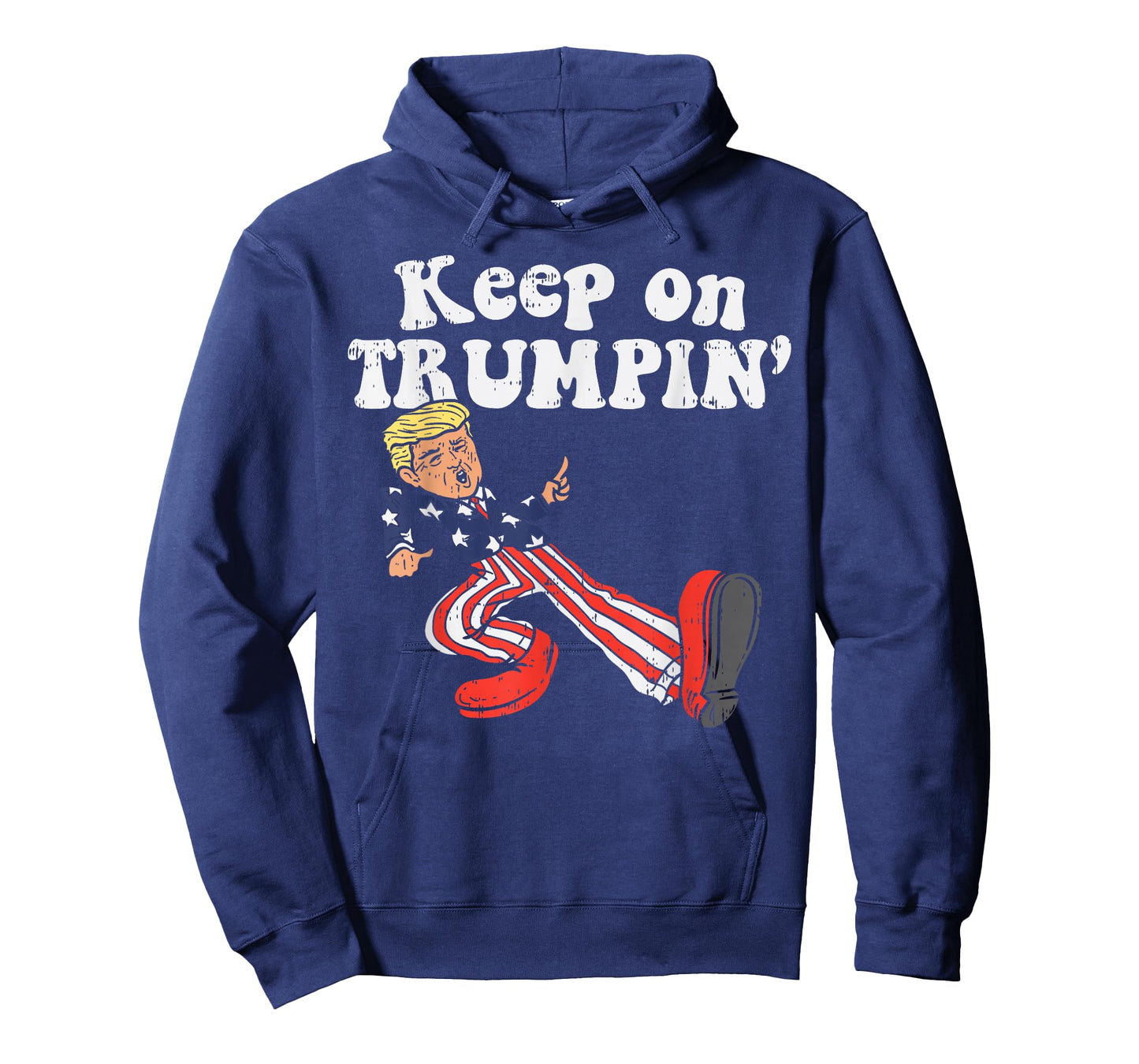 Keep On Trumpin Funny USA Flag Support Reelect Trump 2020 T-Shirt