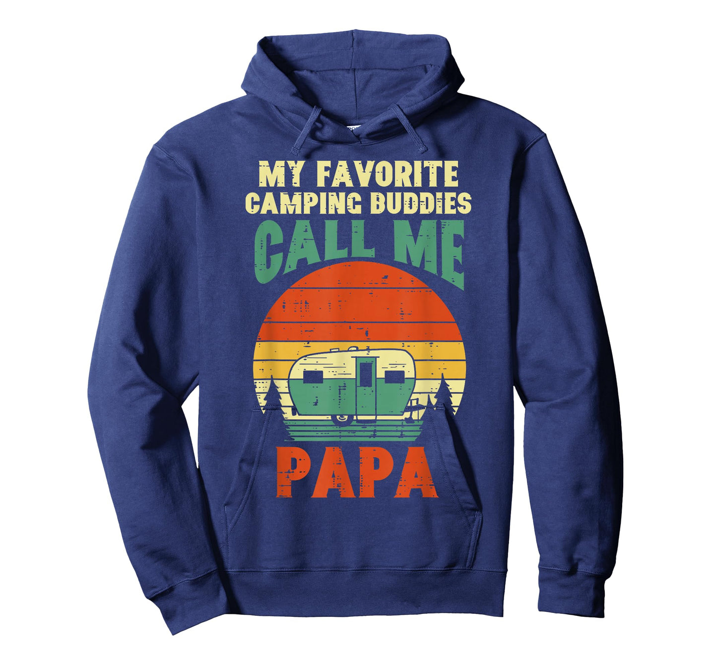 Favorite Camping Buddies Call Me Papa Retro Outdoor Dad Men T-Shirt