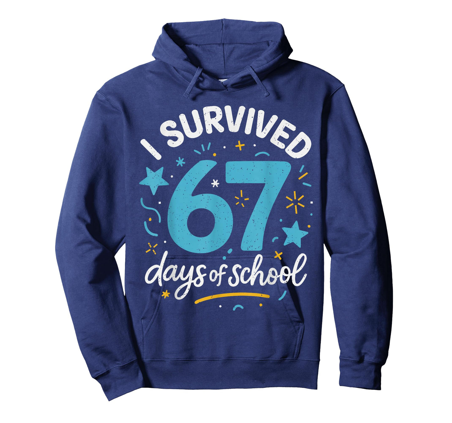 I Survived 67 Days of School for Teachers Students Six Seven T-Shirt