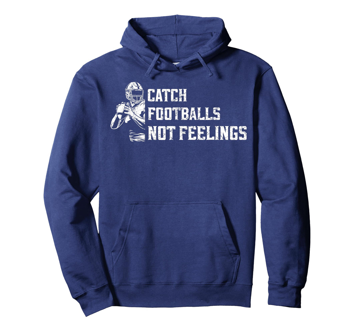 Catch Footballs Not Feelings - Vintage Football Coach T-Shirt