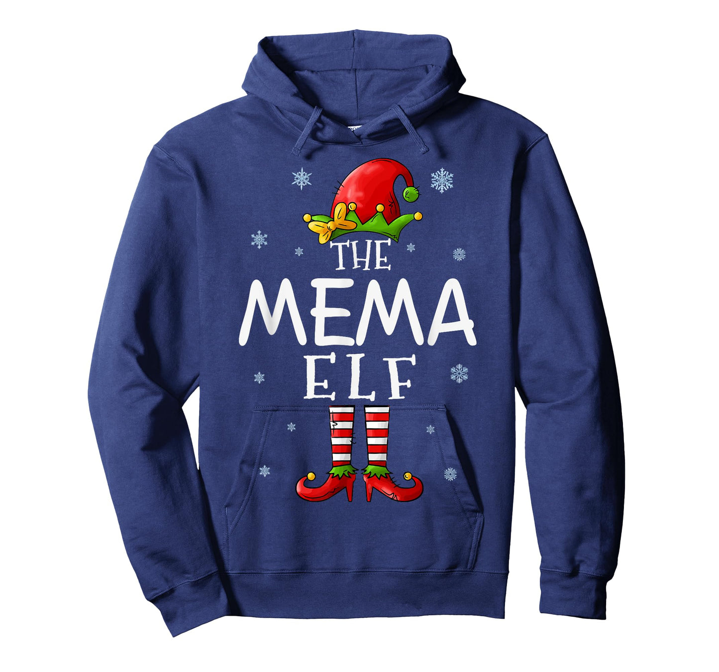 The Mema Elf Funny Grandma Xmas Groupe Matching Christmas T-Shirt