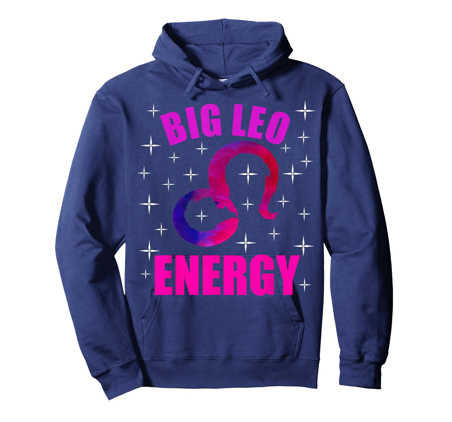 Big Leo Energy Women Leo Zodiac Sign Pink Birthday Vibes T-Shirt