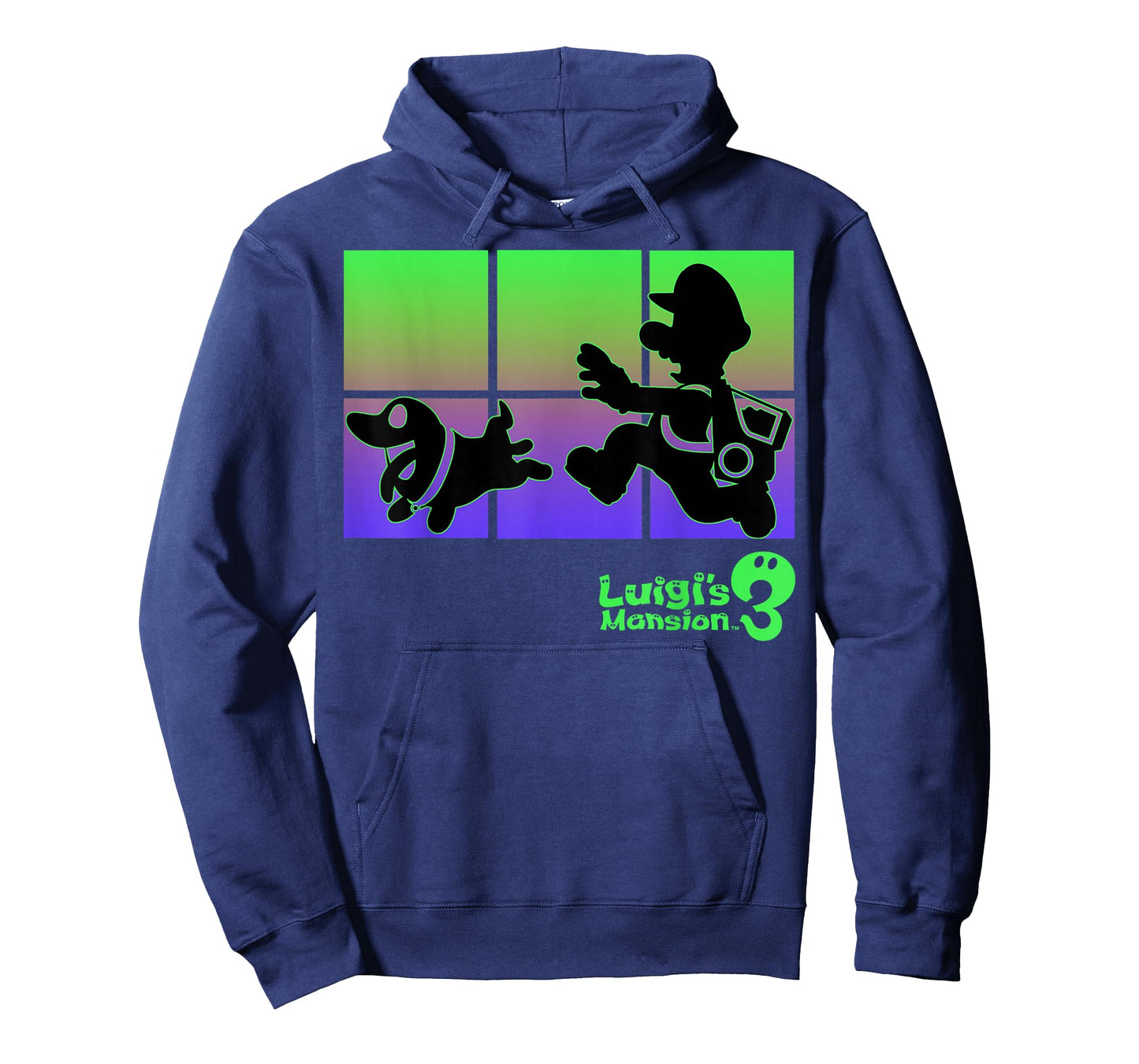 Luigi's Mansion 3 Luigi and Polterpup Silhouette T-Shirt