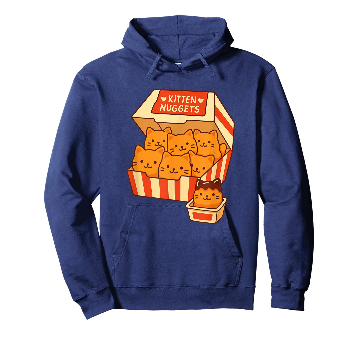 Funny Cat Owner Tee Kitten Nuggets Food Chicken Nugget T-Shirt