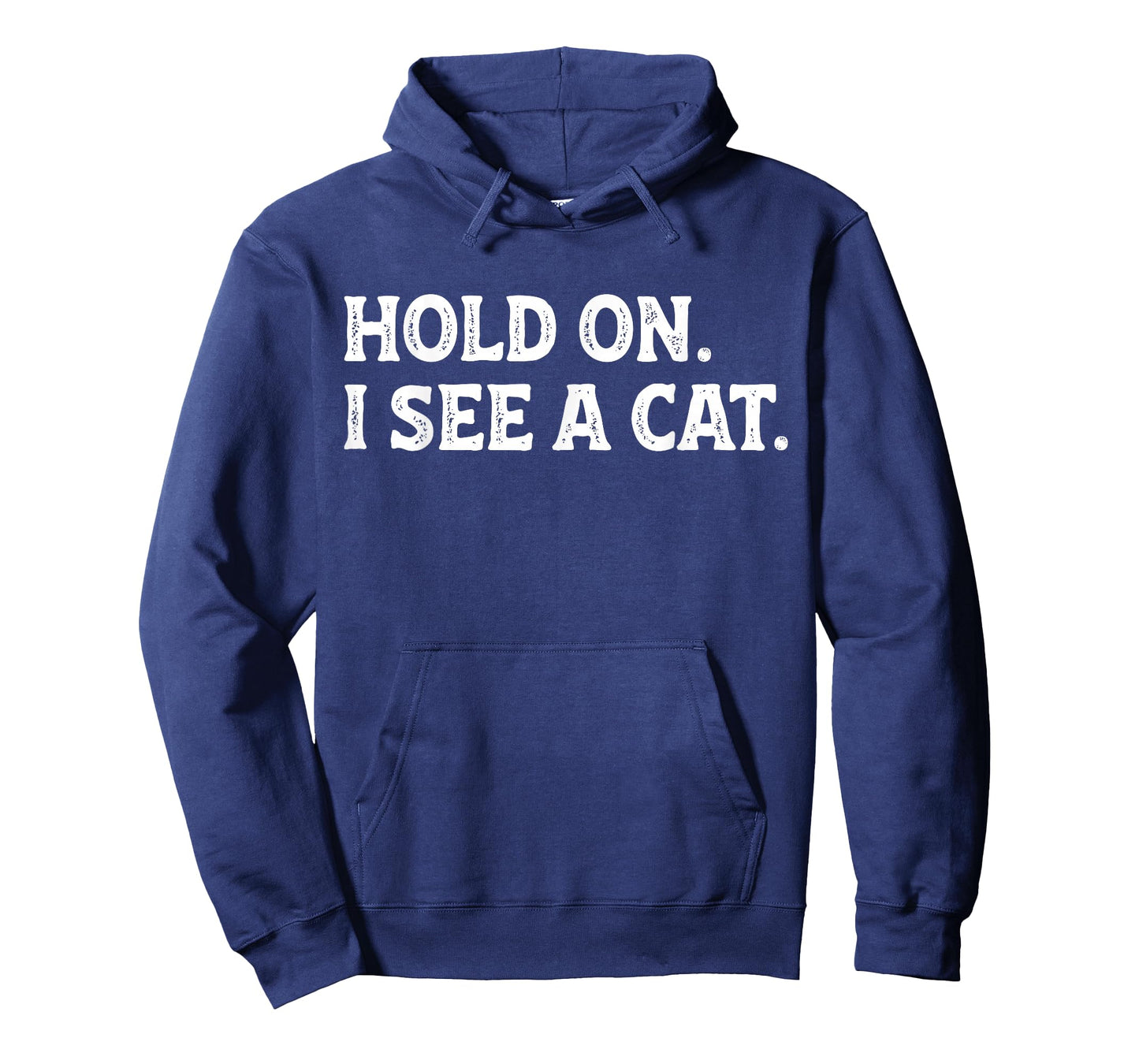 Hold On I See A Cat Funny Cat Dad Mom Womens Mens Cat Lady T-Shirt