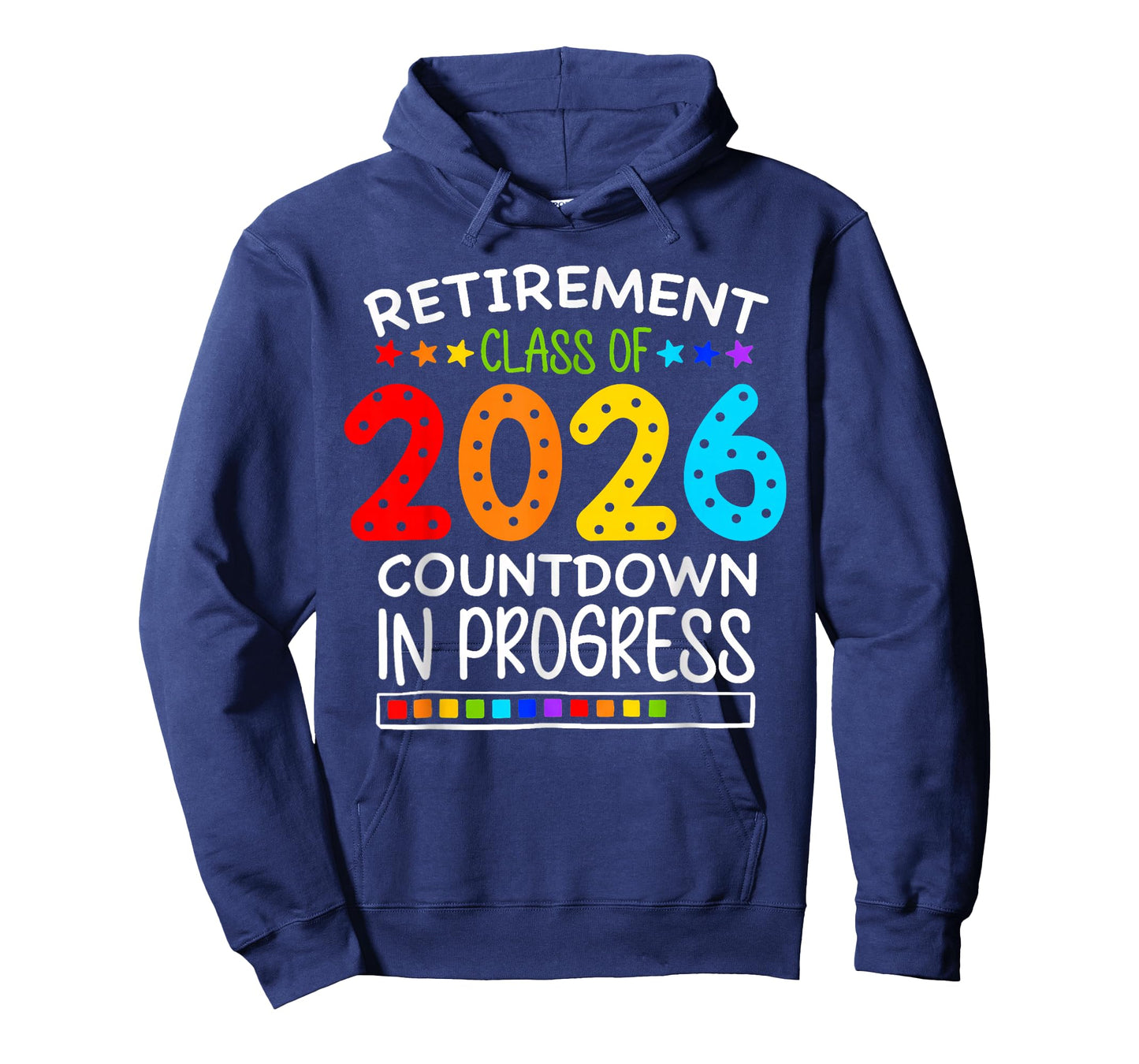 Funny Retirement Class of 2026 Countdown in Progress Teacher T-Shirt