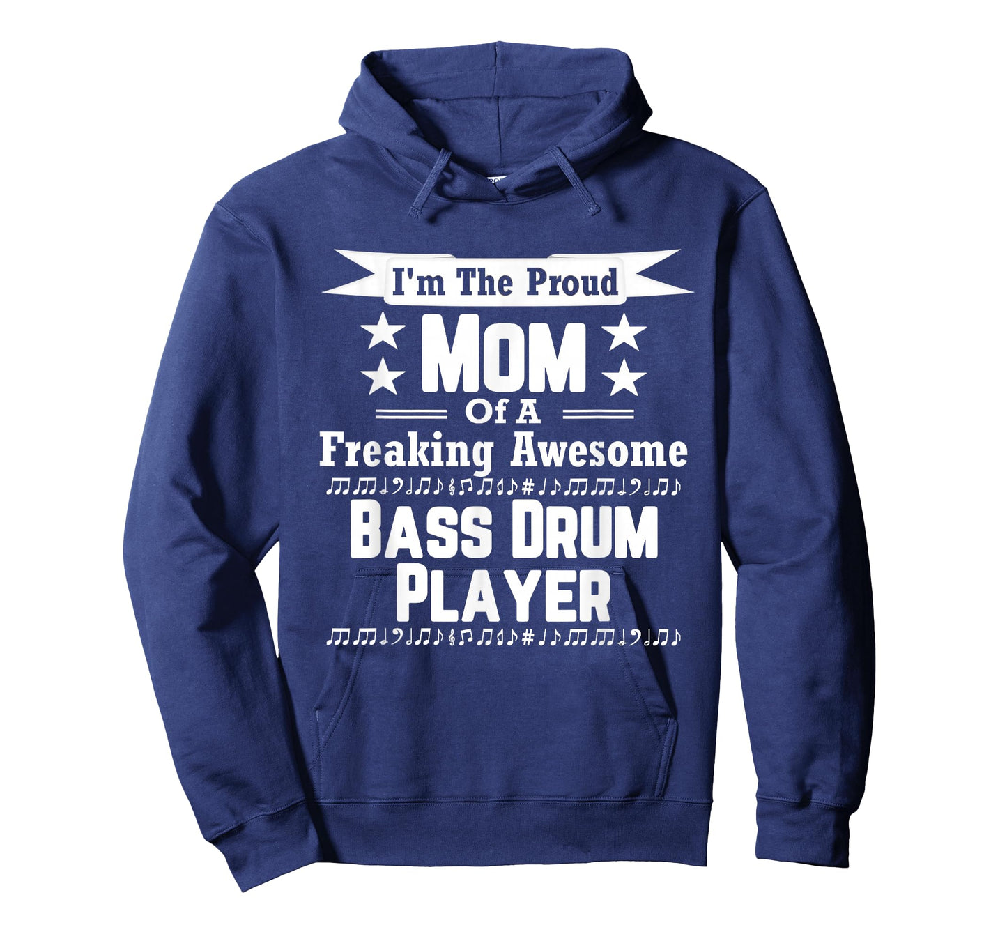 Proud Mom Awesome Bass Drum Player Marching Band Shirt T-Shirt
