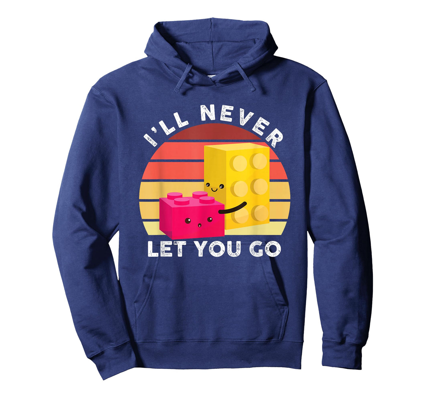 Funny I Will Never Let You Go | Retro Building Blocks T-Shirt