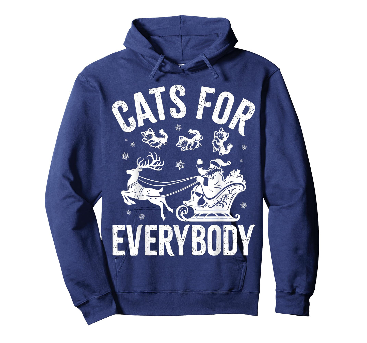Cats For Everybody Funny Christmas Santa Cat Lover Men Women Kids T-Shirt
