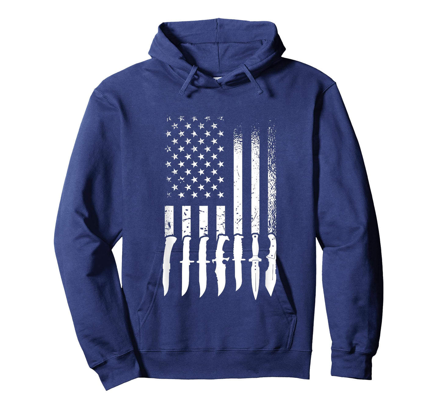 US Flag Knife Enthusiast, Knife Collection T-Shirt
