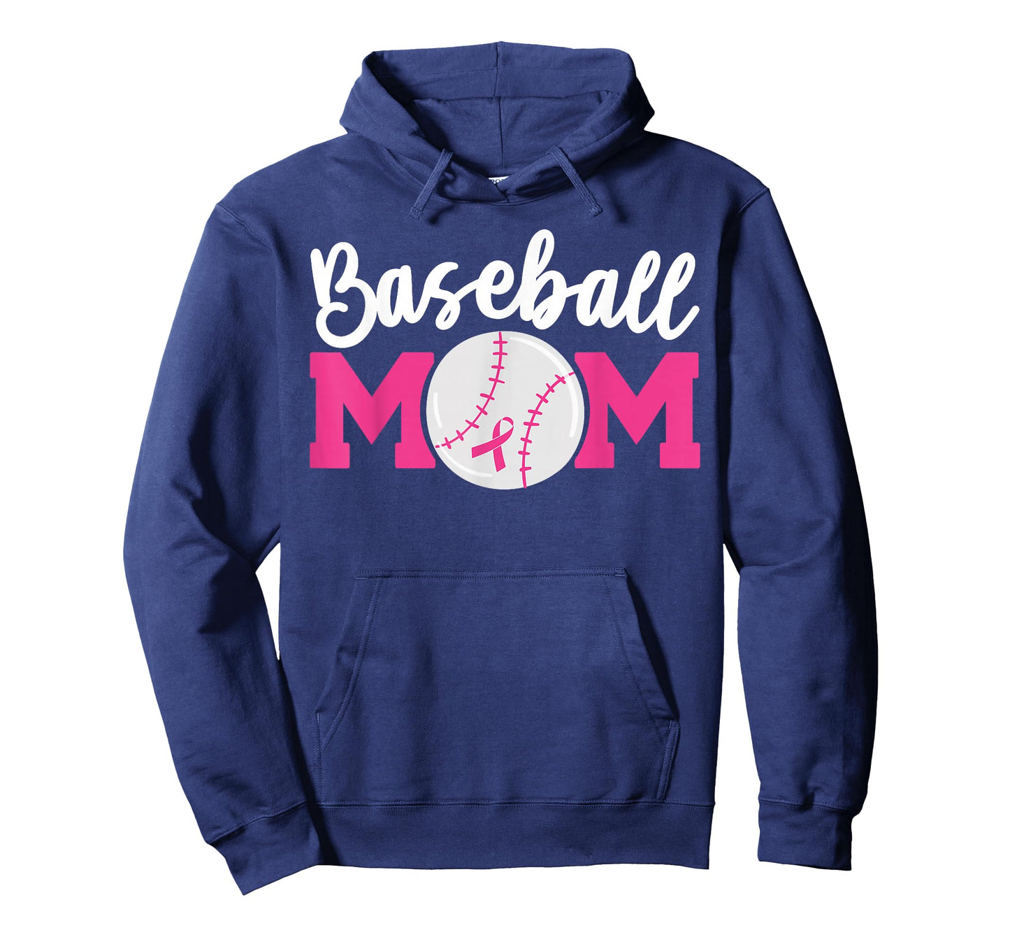 Baseball Mom Pink Ribbon Breast Cancer Awareness Fighters T-Shirt