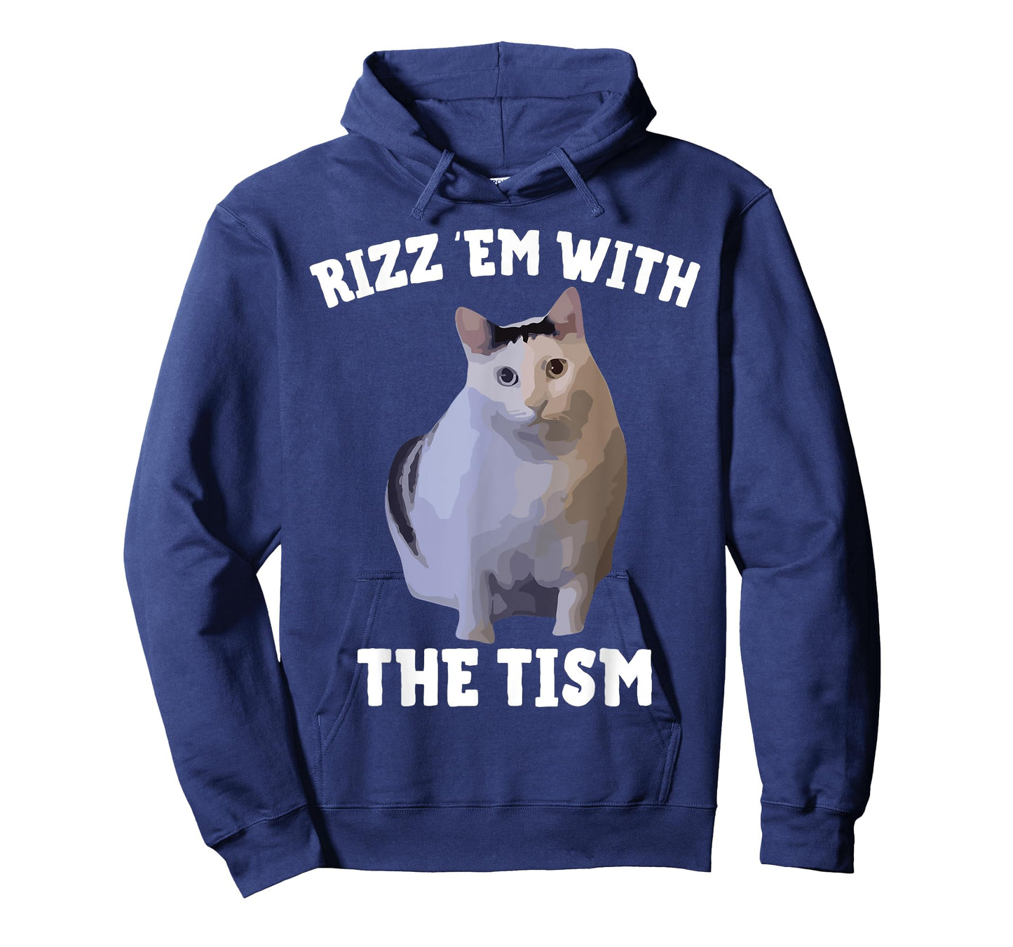 Rizz Em With The Tism Rizzler Joke Meme Rizzling Hun Cat Pun Men Women Girls Kids T-Shirt