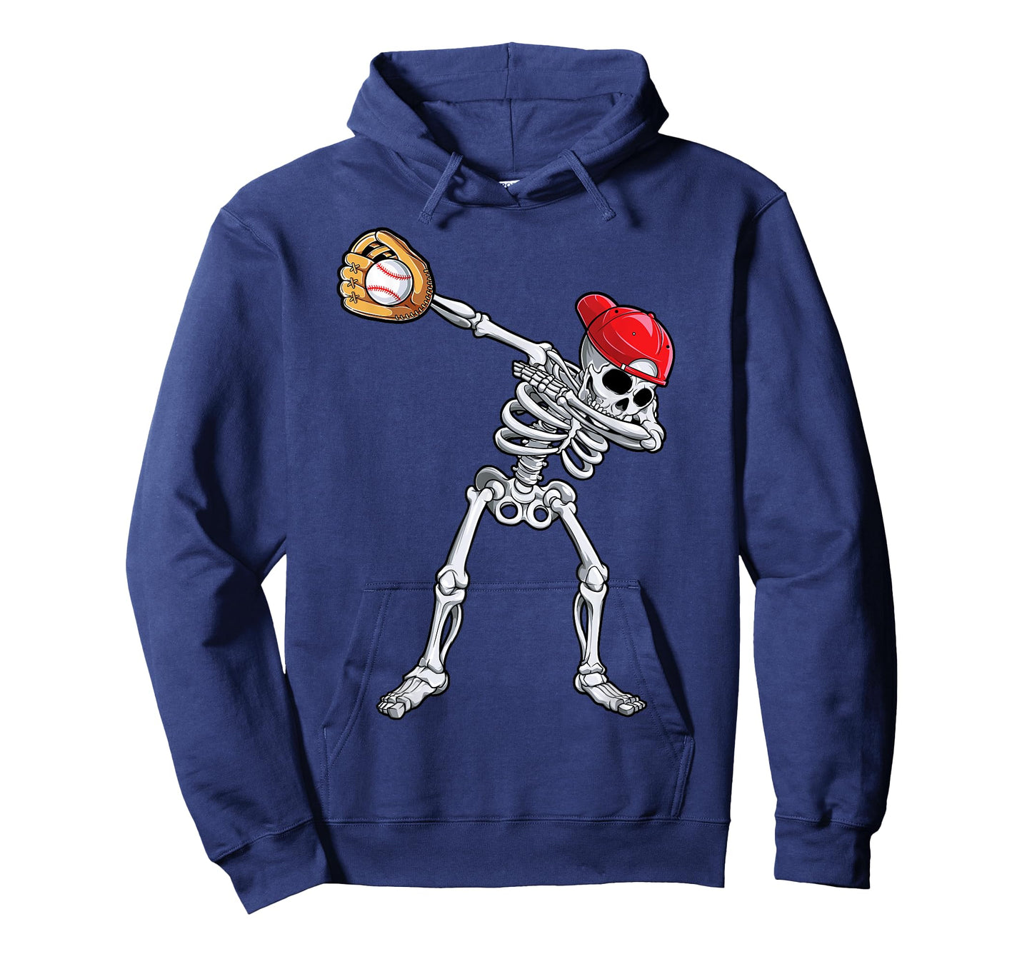 Dabbing Skeleton Baseball Halloween Player Catcher Pitcher T-Shirt