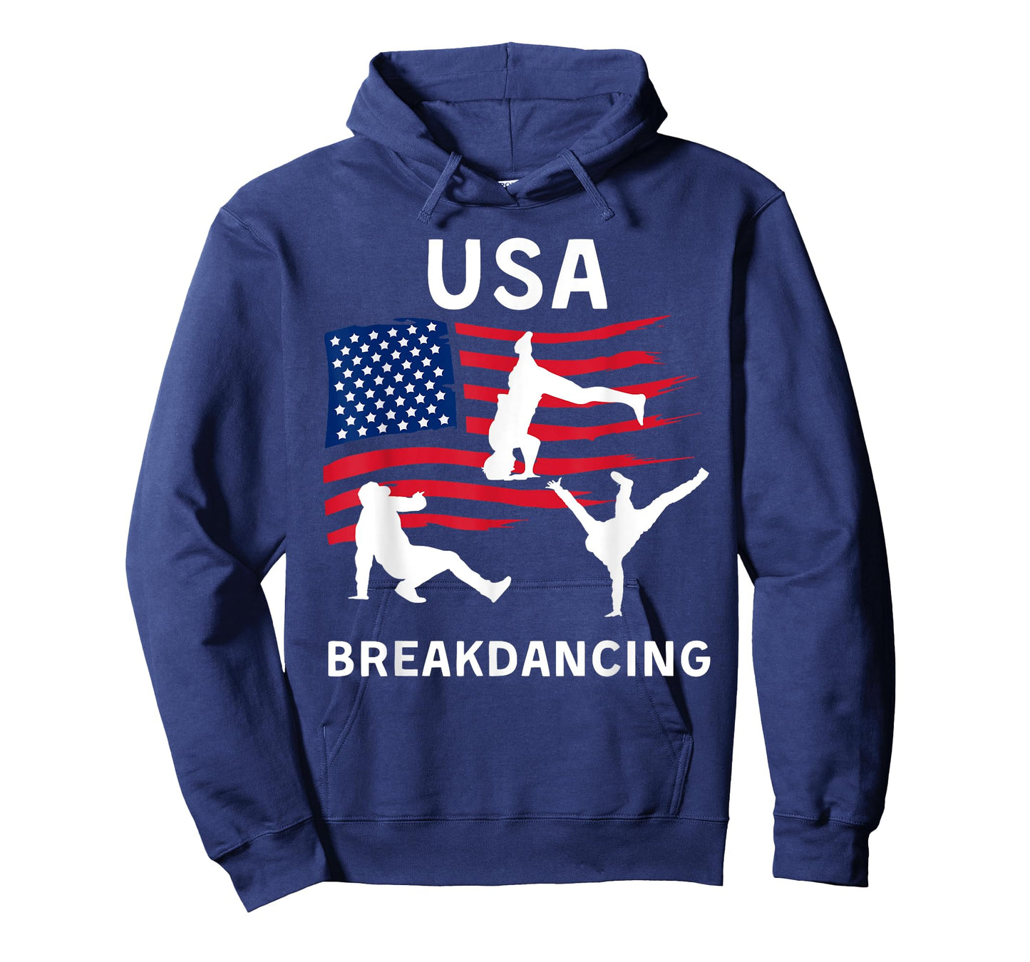 USA Breakdancing - Breakdancing USA Flag T-Shirt