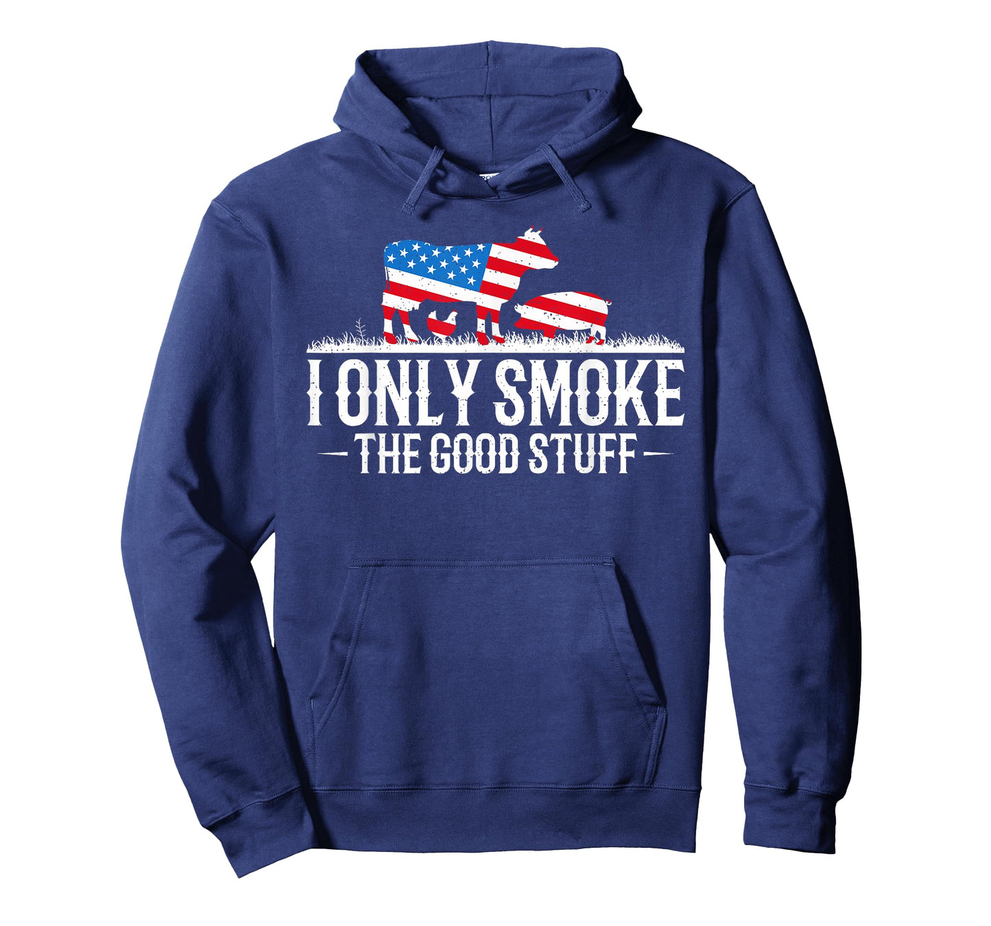 I Only Smoke The Good Stuff BBQ Barbeque Grilling Pitmaster T-Shirt
