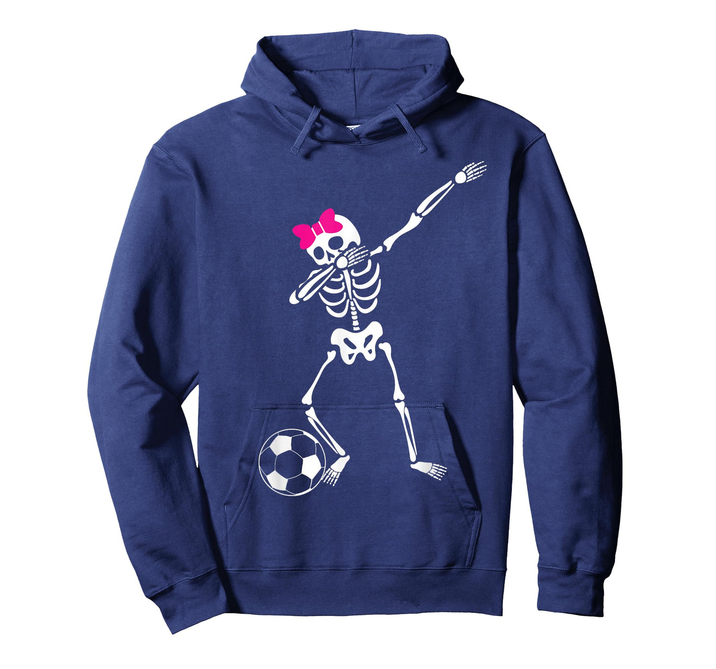 Dabbing Skeleton Girl Soccer Halloween T-Shirt