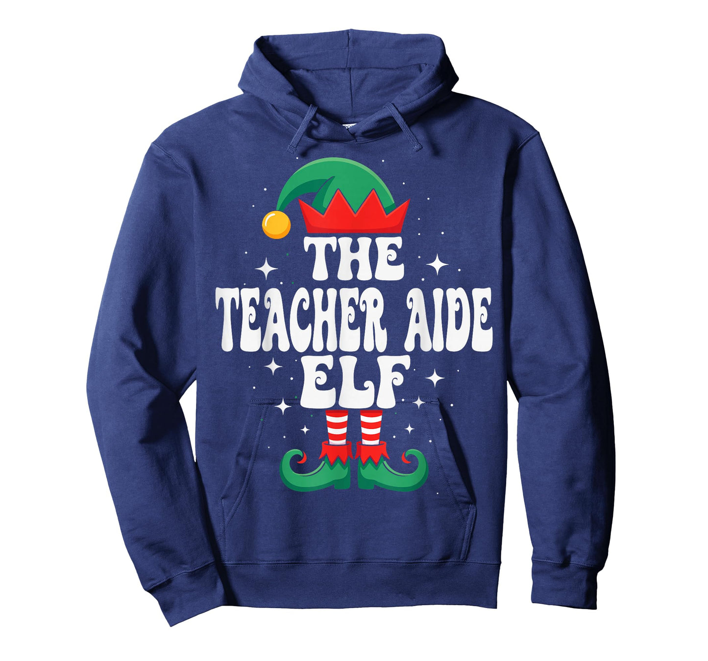 The Teacher Aide Elf Funny Christmas Matching Family T-Shirt