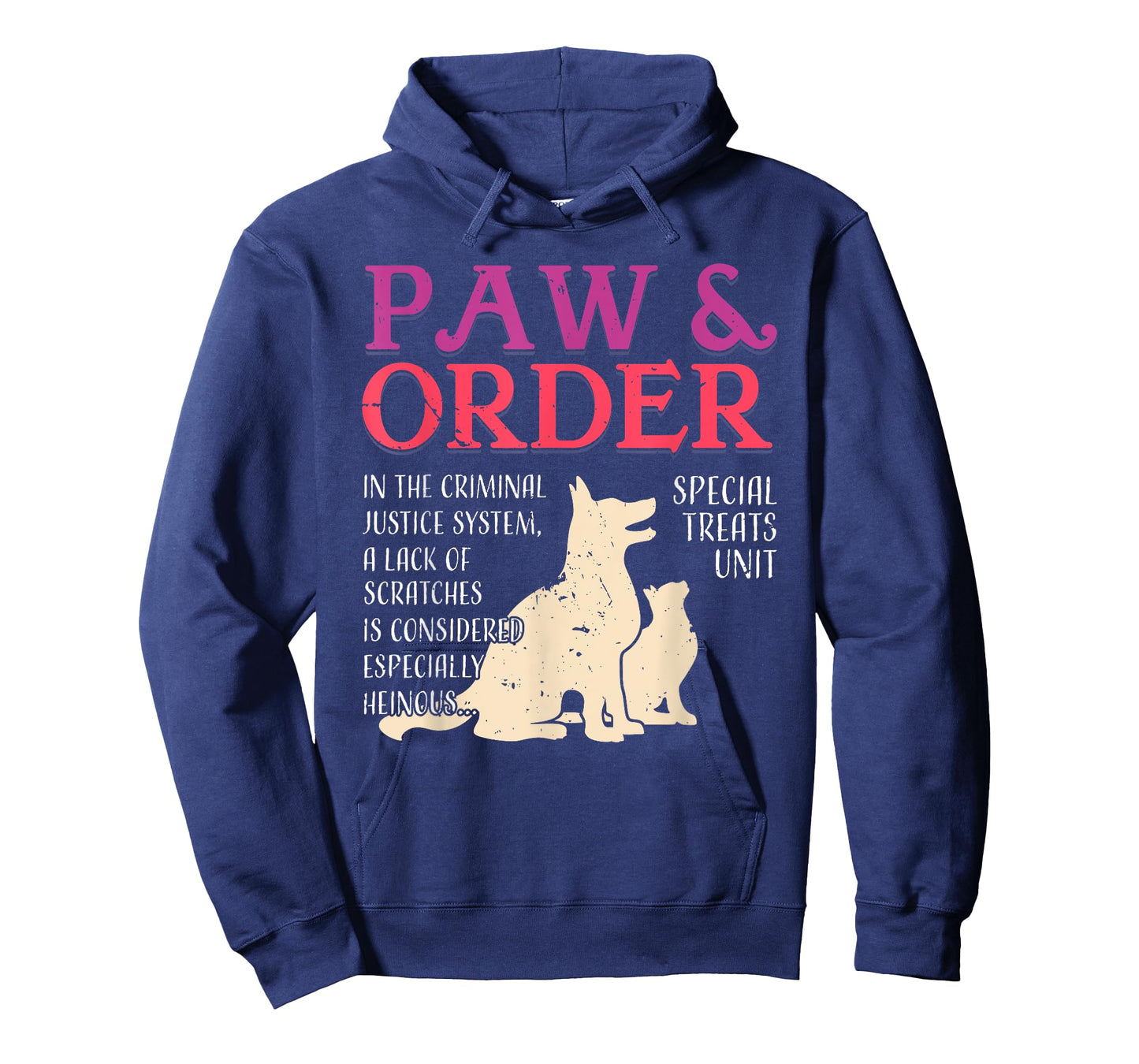 Paw and Order Special Feline Unit Pets Training Dog Cat Men Women T-Shirt