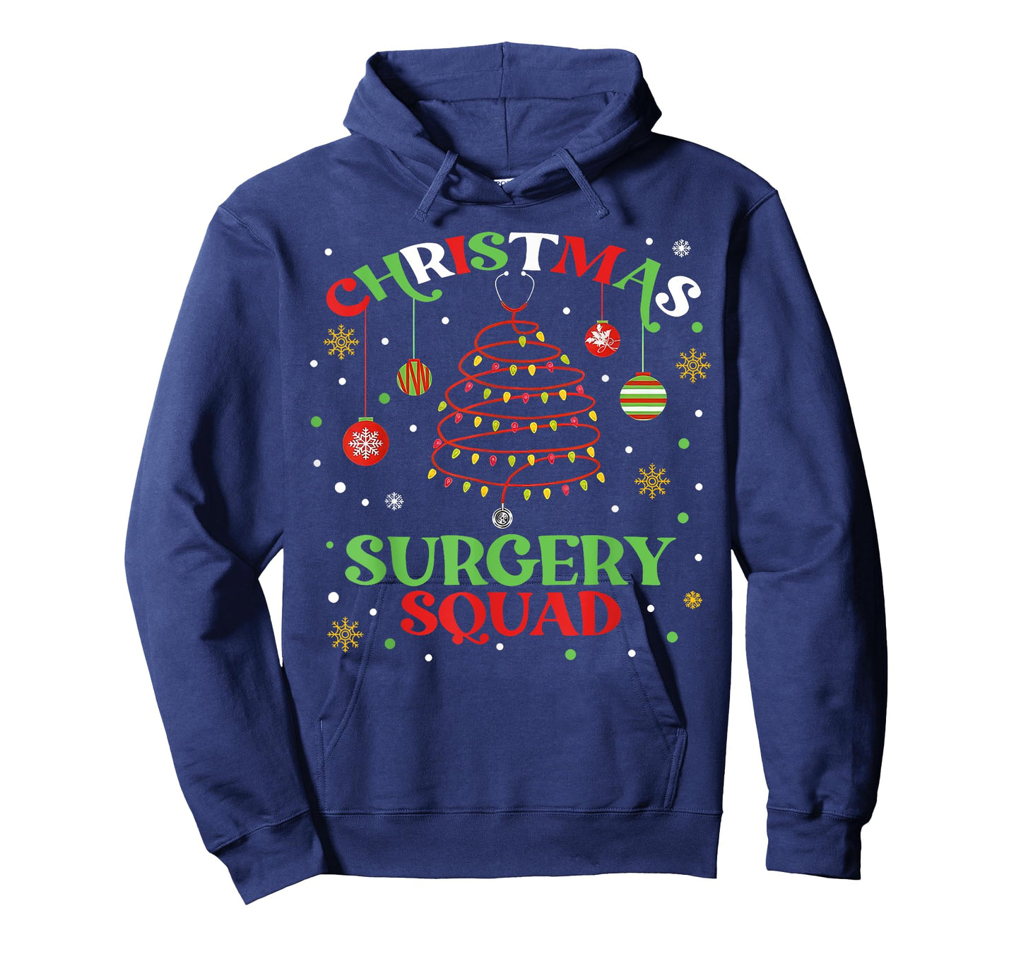 Christmas Surgery Squad Medical Surgical Nurse RN Xmas T-Shirt
