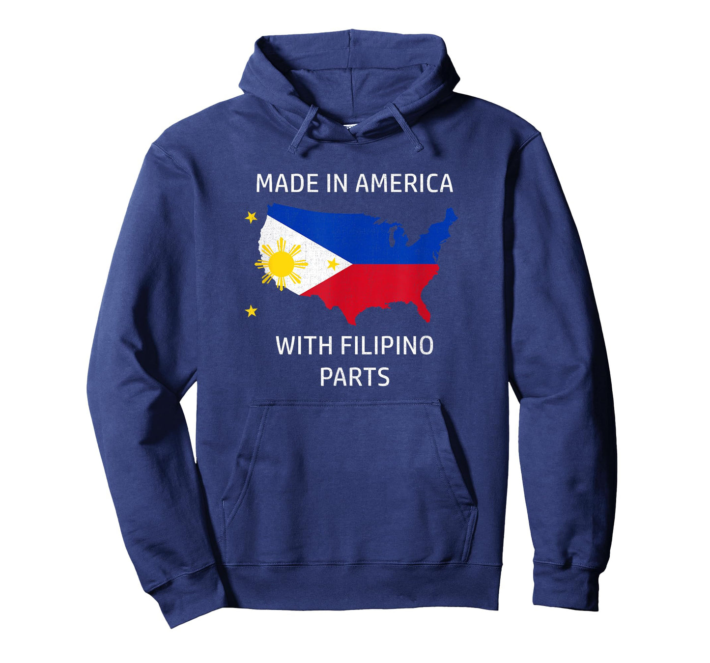 Made in America with Filipino Parts - Philippines and USA T-Shirt