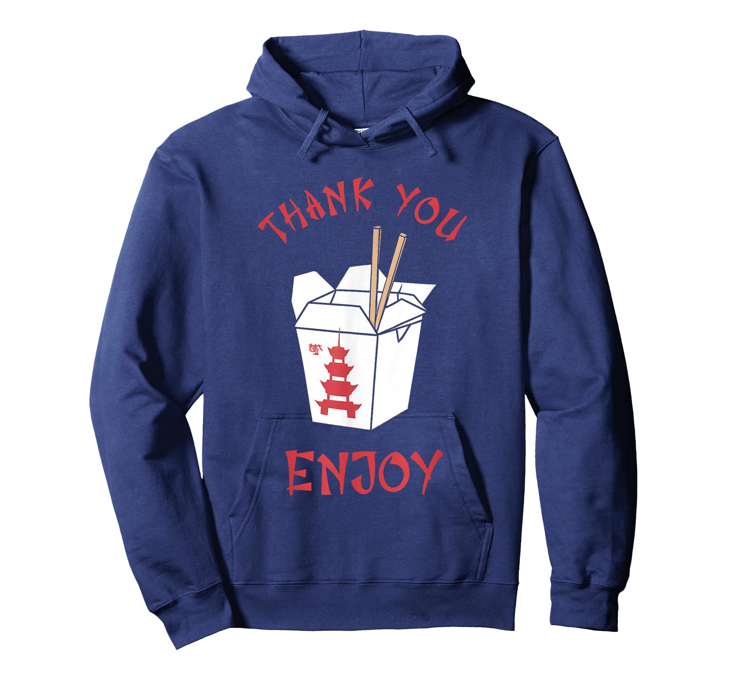 Chinese Takeaway Food Box Funny Thank You Enjoy Asian T-Shirt