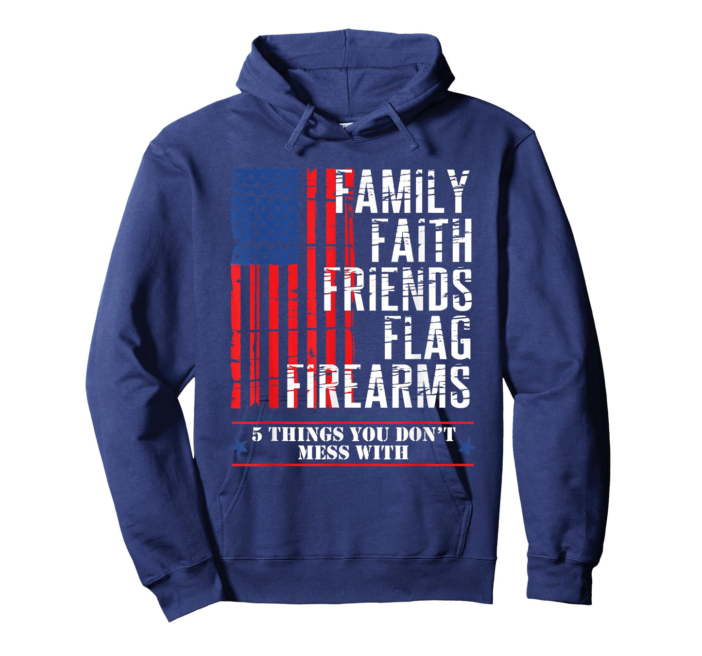 Family Faith Friends Flag Firearms American Flags T-Shirt T-Shirt
