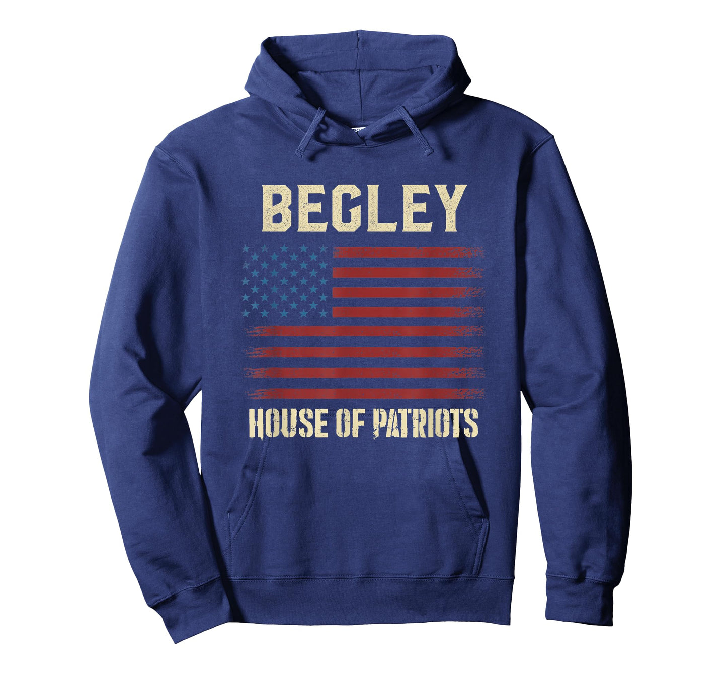 BEGLEY Last Name Surname American Flag Family T-Shirt