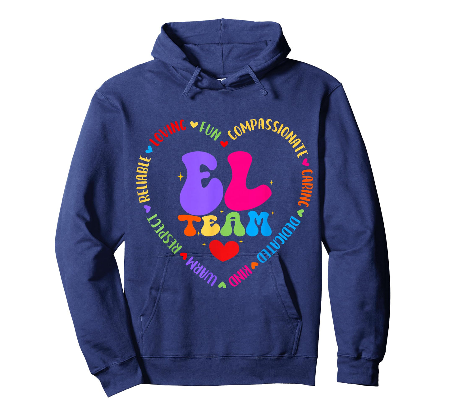 Groovy EL Team Teacher Appreciation Week Back to School T-Shirt