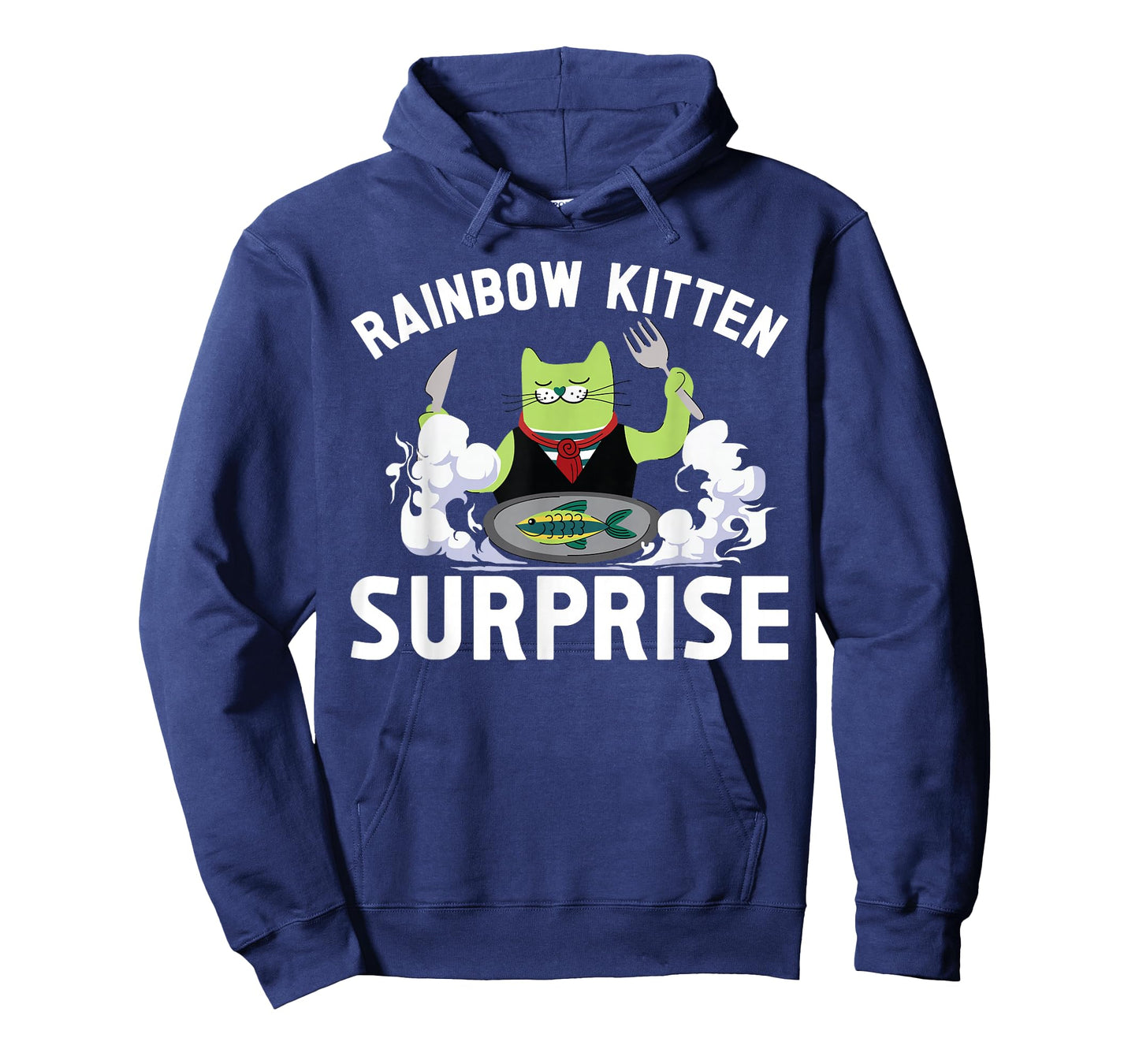 Cats Rainbow Kitten Surprise Cute Eat Retro Animals Vintage T-Shirt