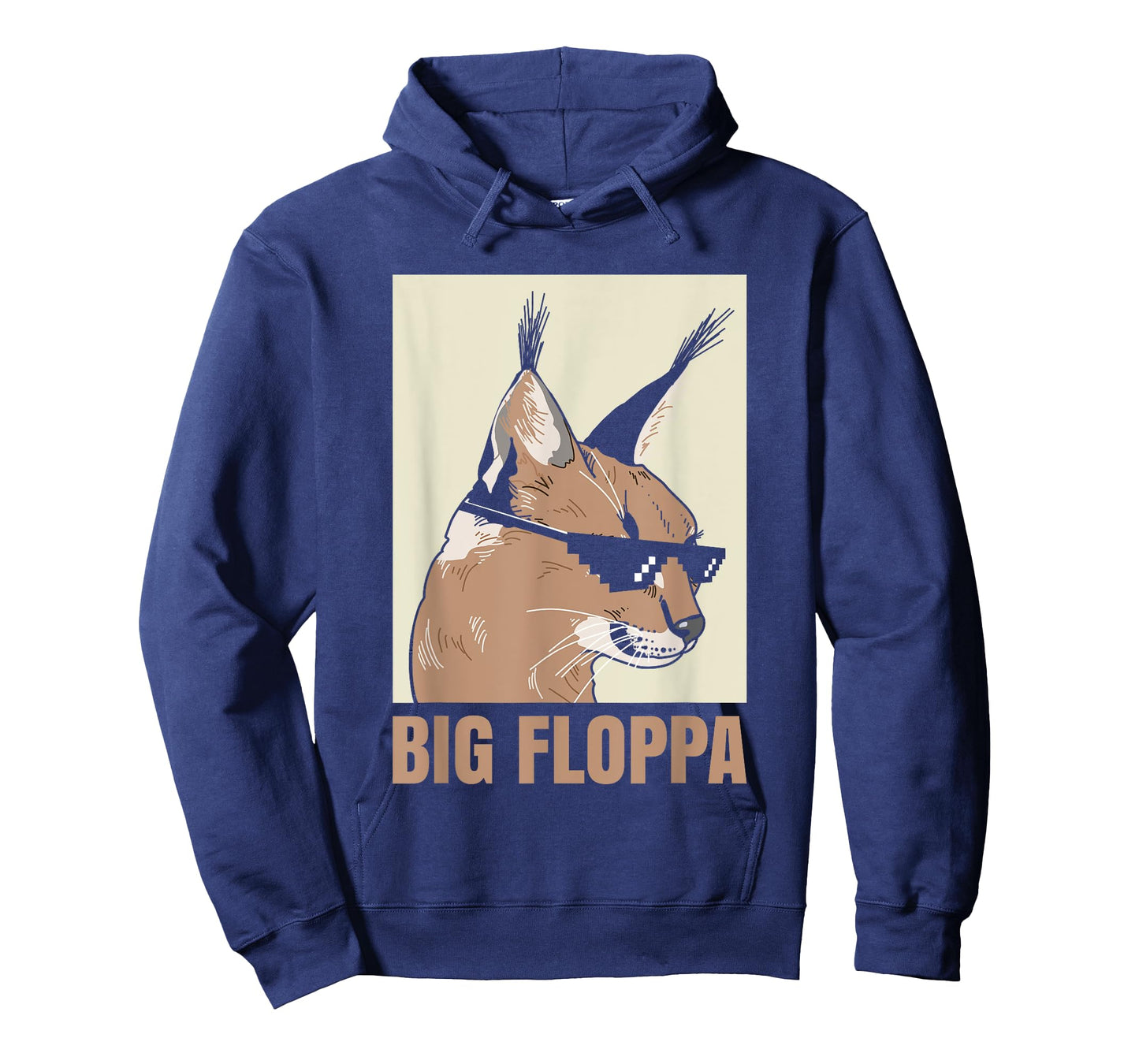 Big Floppa Meme Cat Caracal Cool Funny Cats Caracals Lover T-Shirt