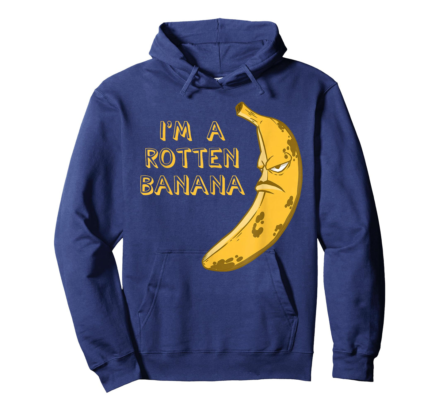 Banana Rotten Brown Frowning Face Fruit Lover T-Shirt