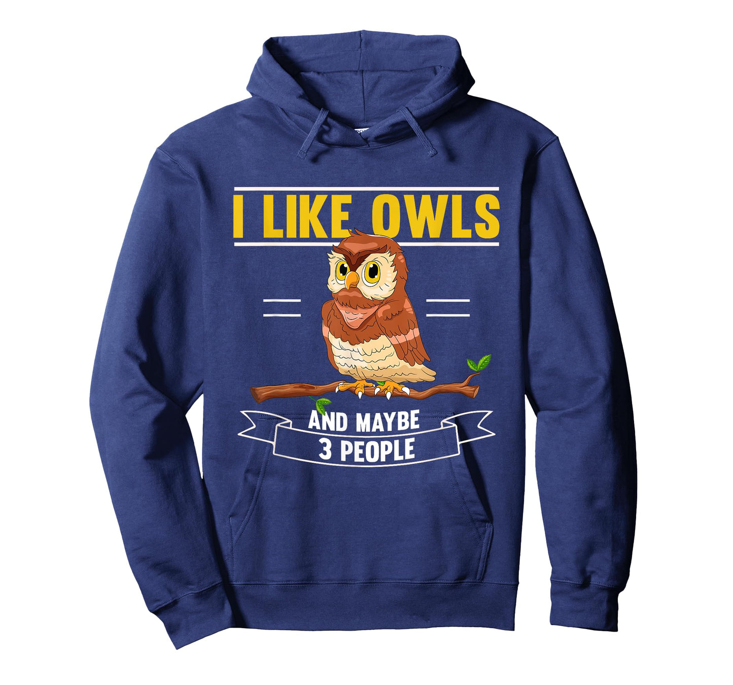 I Like Owls And Maybe 3 People Enthusiast Nocturnal Bird T-Shirt