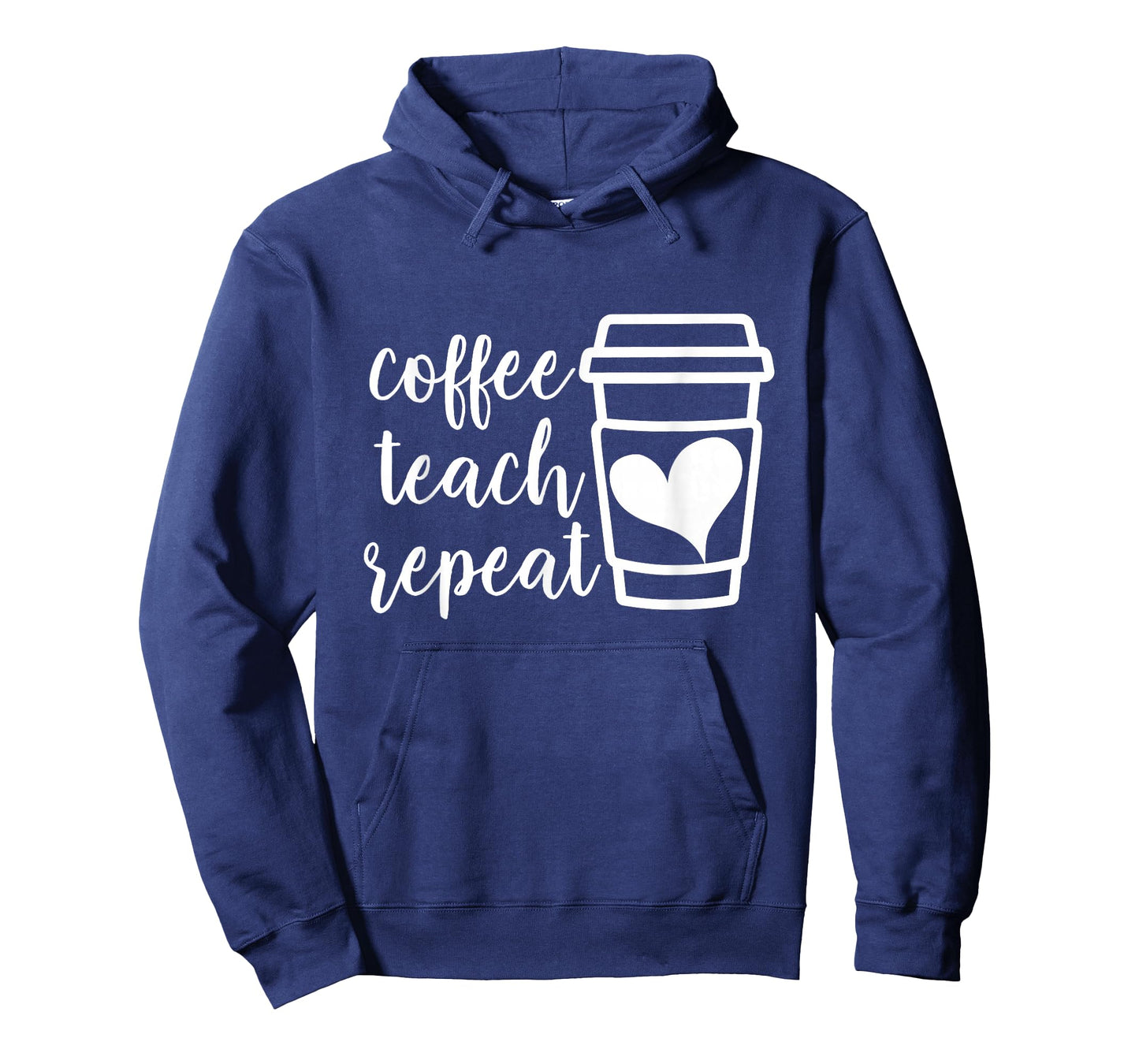 Coffee Teach Repeat, Women's Misses Unisex Plus Size Teacher T-Shirt