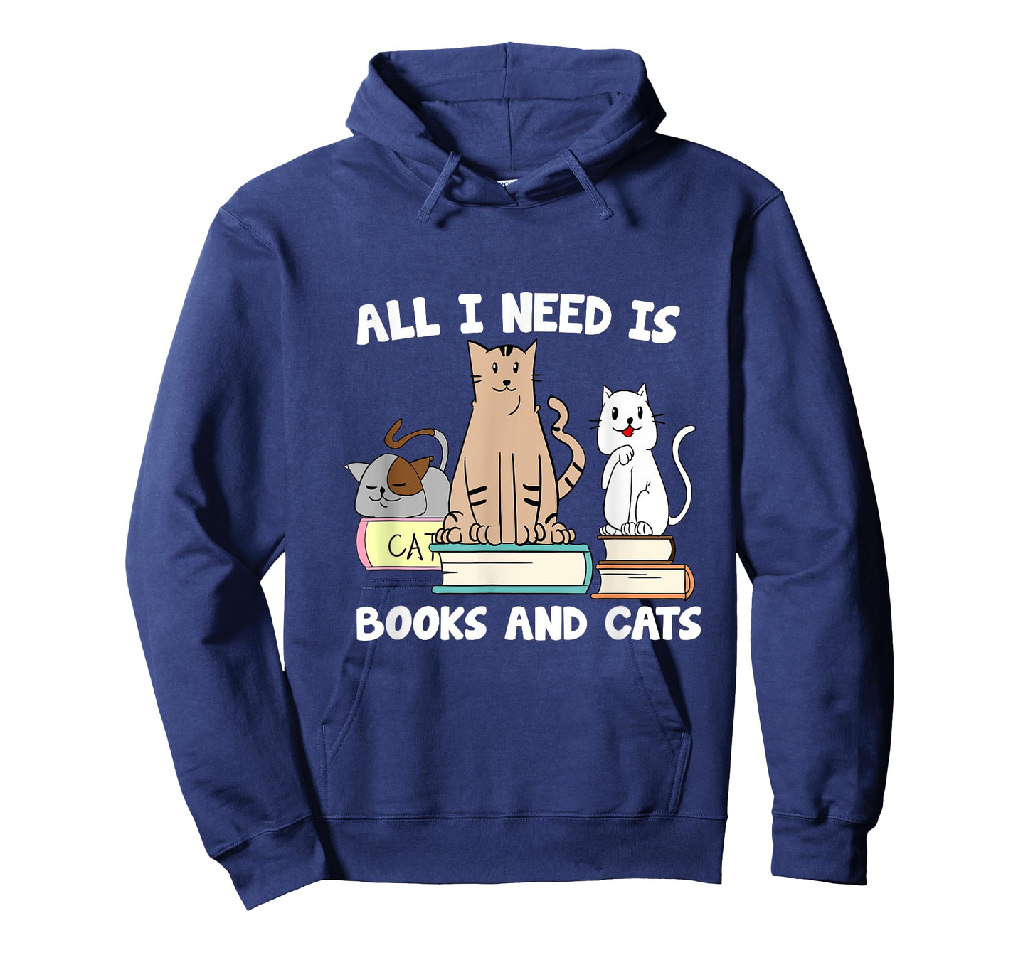 All I Need Is Books And Cats Funny ReaderReading T-Shirt