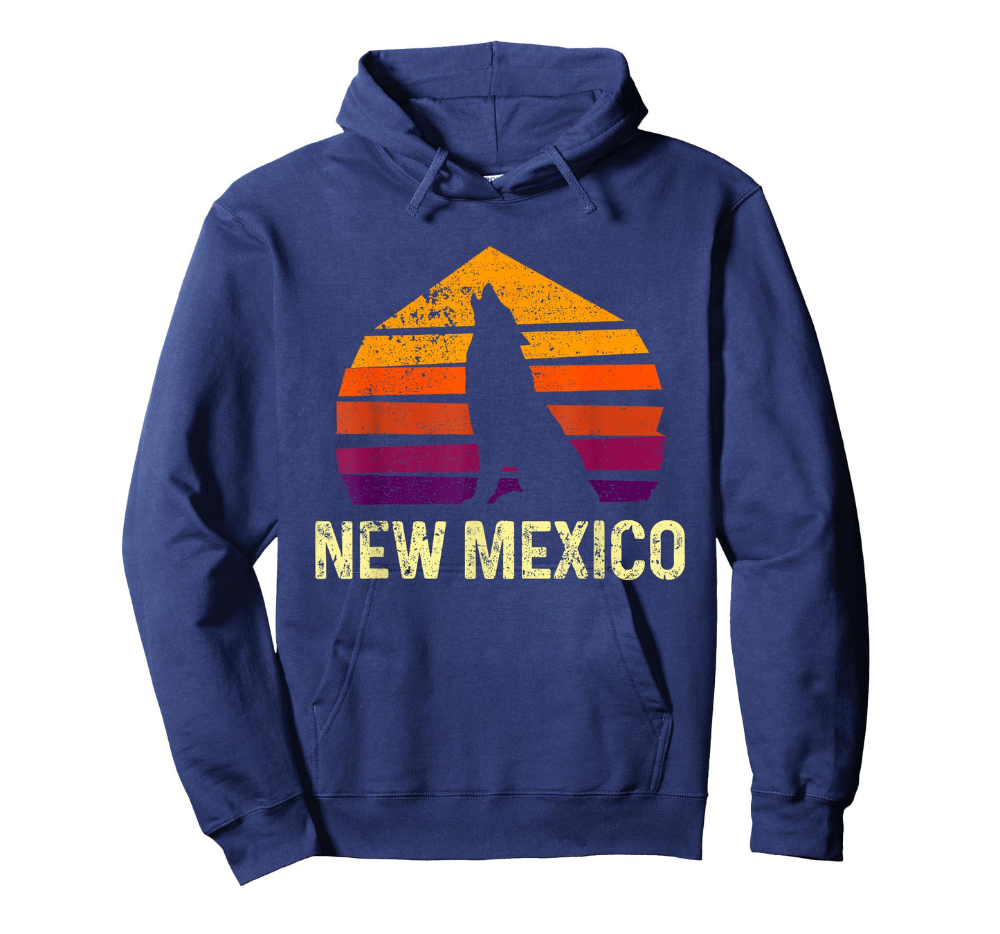 Vintage New Mexico, NM Retro Wolf Outdoor T-shirt T-Shirt