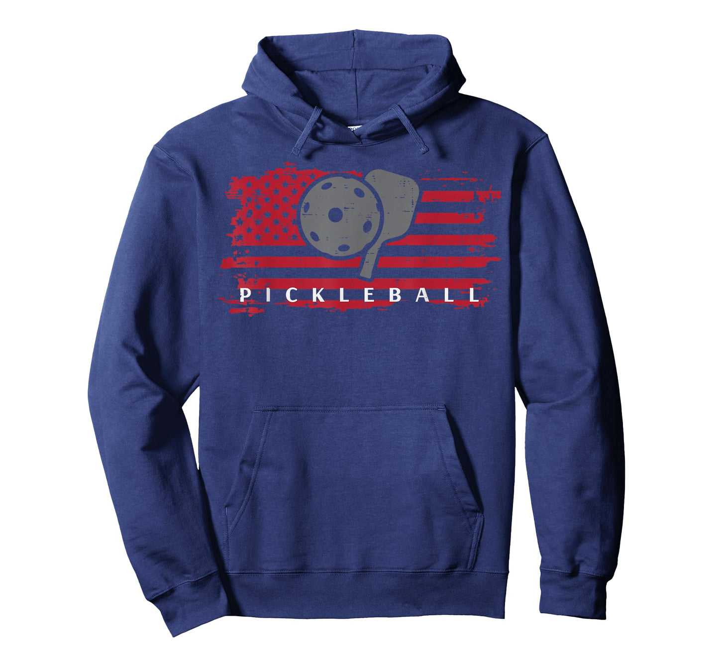 Pickleball Red American Flag Pickle Ball Men Women Kids Teen T-Shirt
