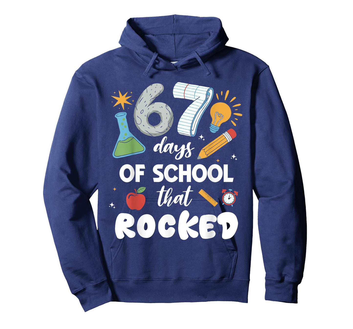 67 Days of School That Rocked T-Shirt