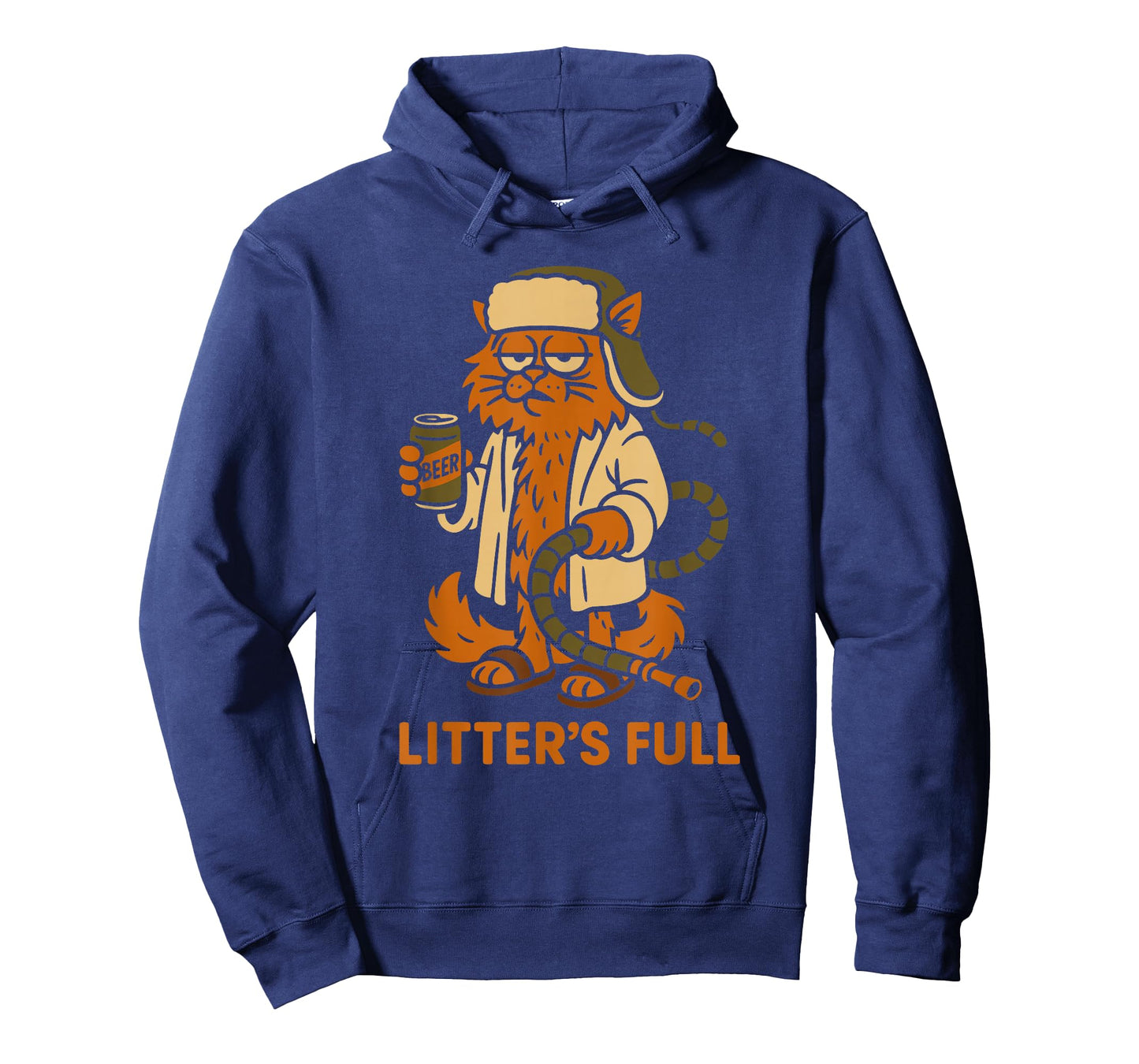 Litter’s Full Funny Cat Lovers Christmas Xmas T-Shirt