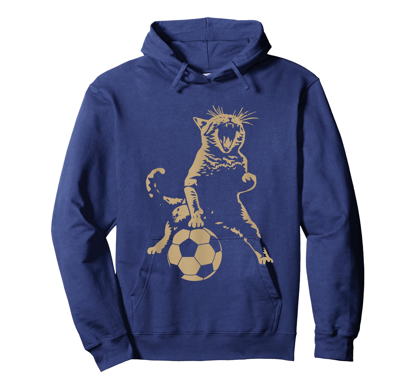 Funny Cat Playing Soccer T-Shirt