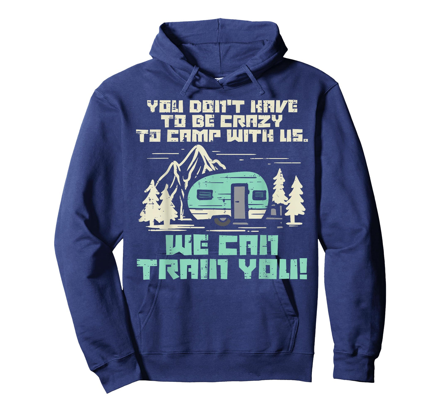 Crazy Camp with Us Funny Camping Van RV Camper Men Women T-Shirt